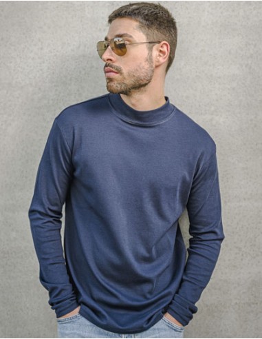 HRM-106-Mens Premium Highneck Longsleeve Tees